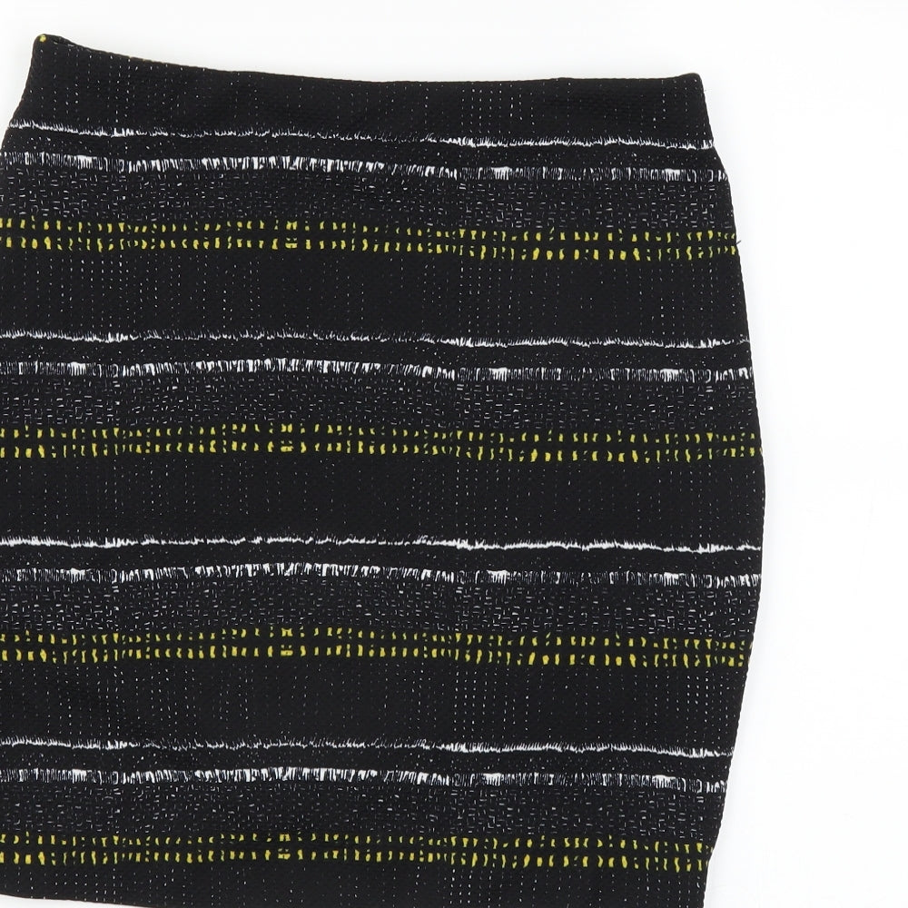 H&M Womens Blue Striped  Mini Skirt Size XS