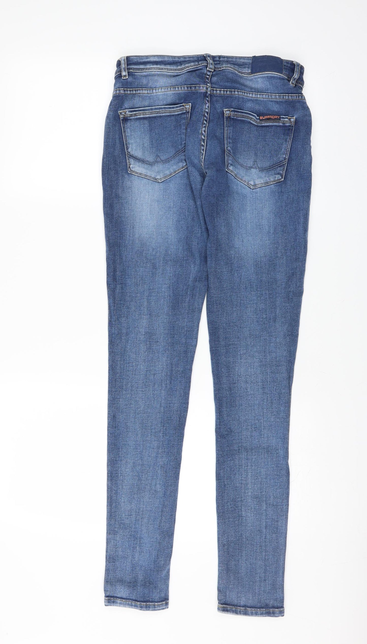 Superdry Womens Blue  Denim Skinny Jeans Size 30 in L32 in