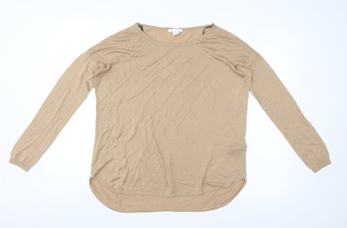 H&M Womens Beige   Pullover Jumper Size S