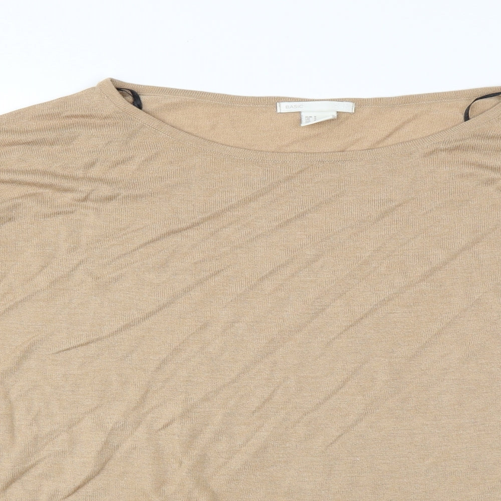 H&M Womens Beige   Pullover Jumper Size S