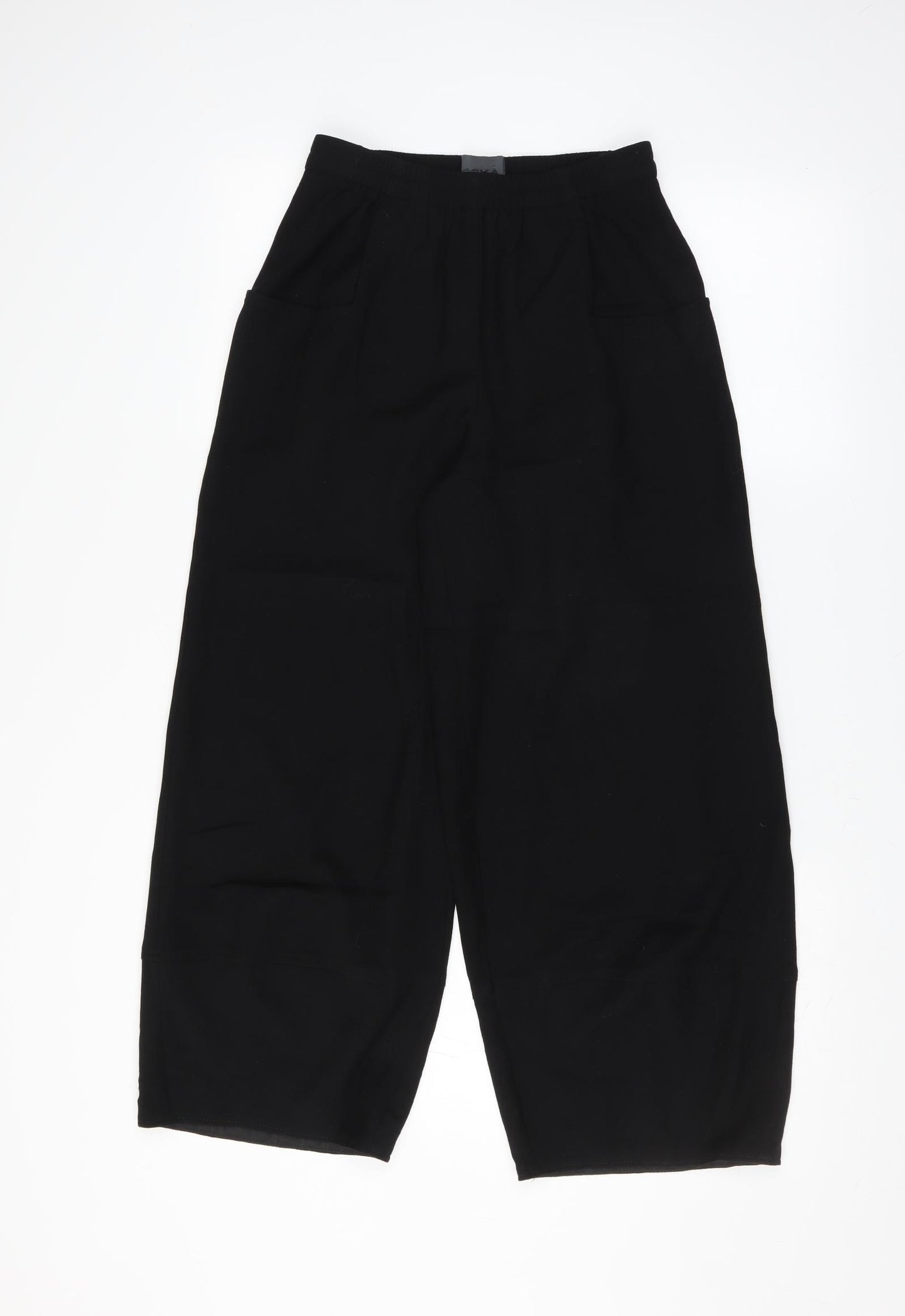 OSKA Womens Black   Trousers  Size S L25 in - cropped