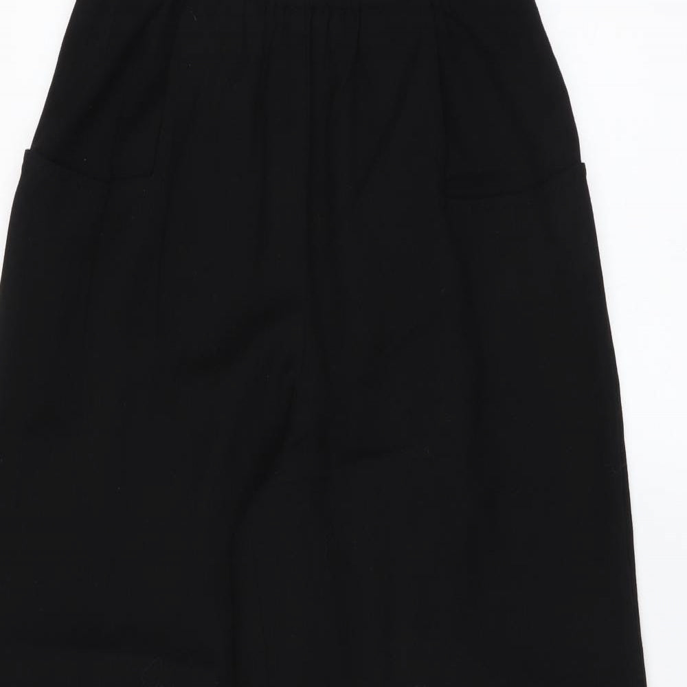 OSKA Womens Black   Trousers  Size S L25 in - cropped