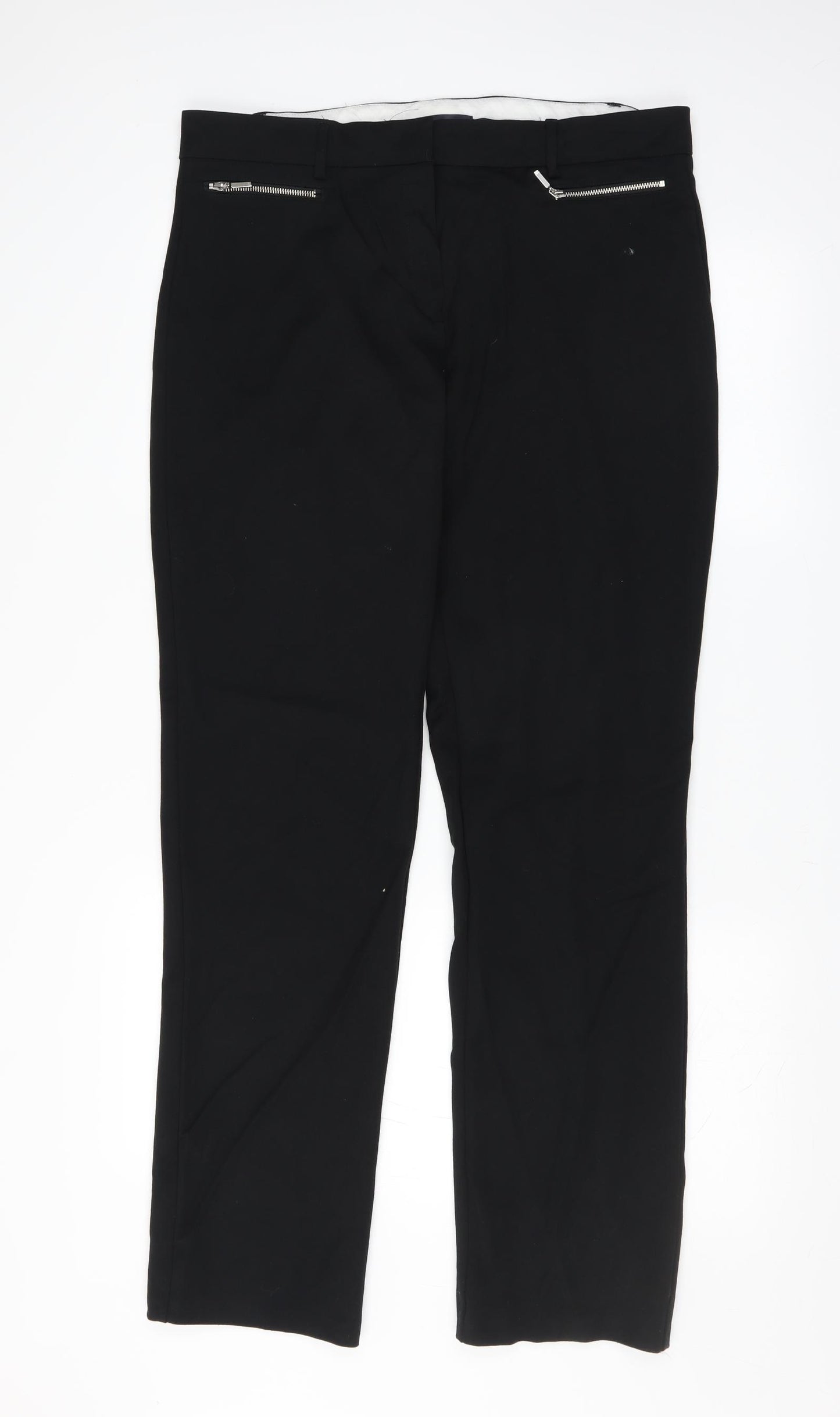 Marks and Spencer Womens Black   Trousers  Size 16 L32 in