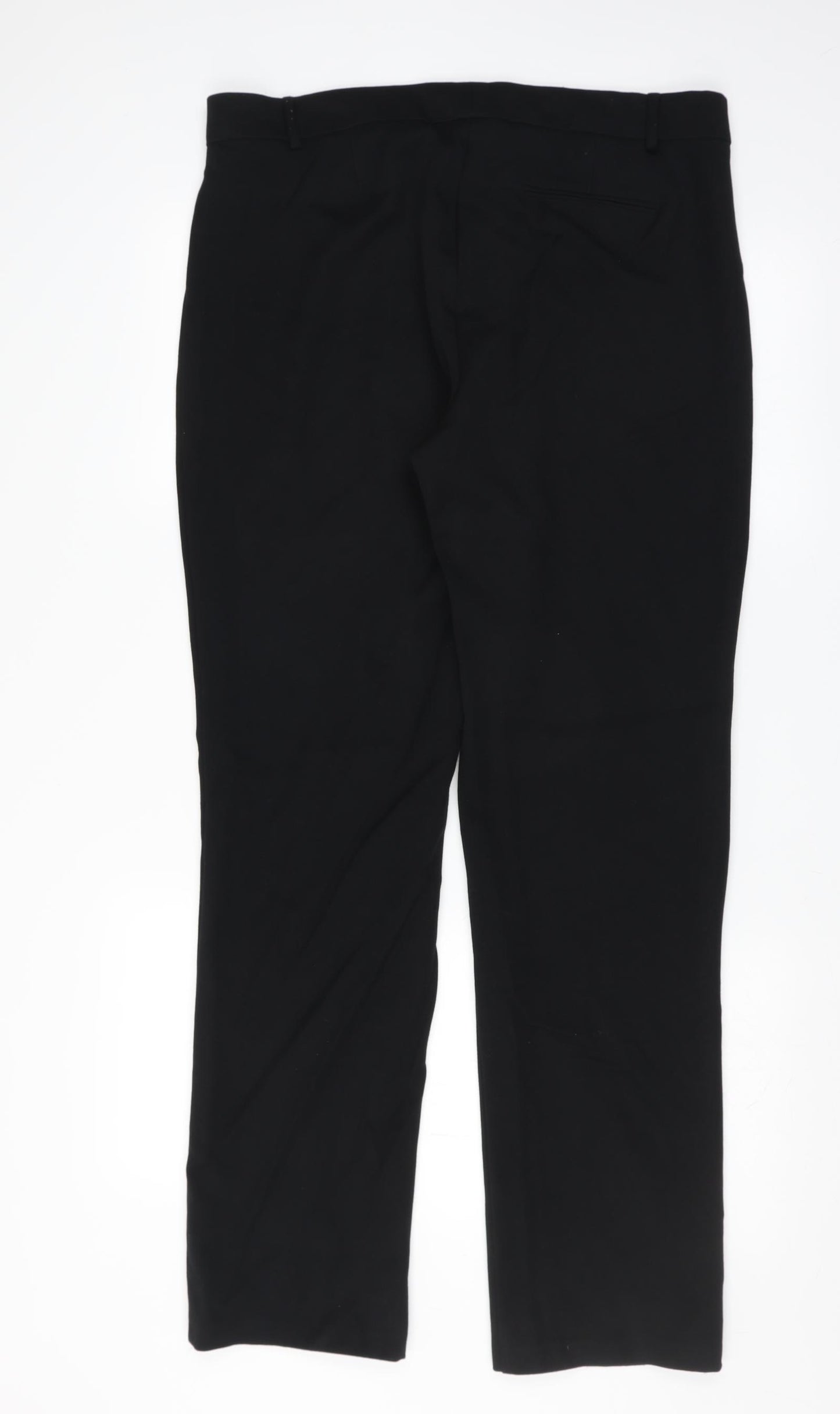 Marks and Spencer Womens Black   Trousers  Size 16 L32 in