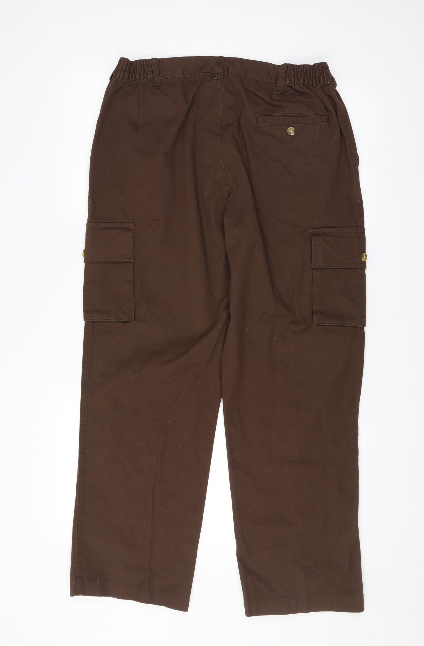 Cotton Traders Womens Brown   Cargo Trousers Size 32 in L28 in
