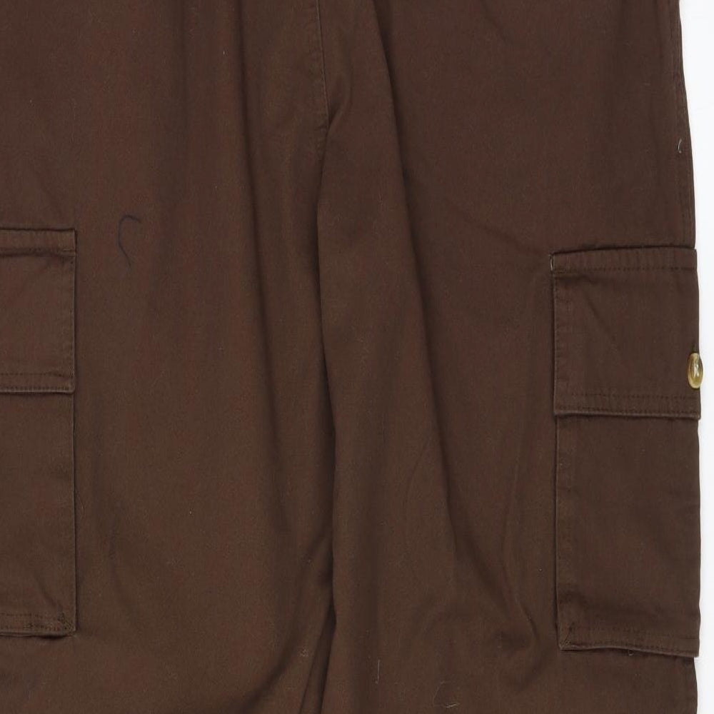 Cotton Traders Womens Brown   Cargo Trousers Size 32 in L28 in