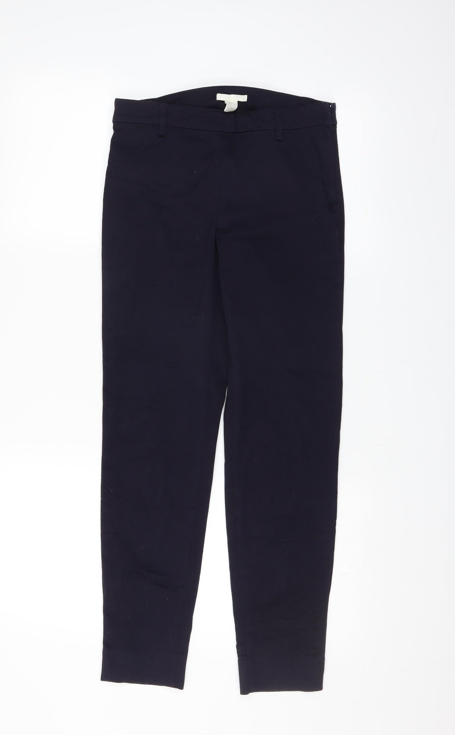 H&M Womens Blue   Trousers  Size 8 L27 in