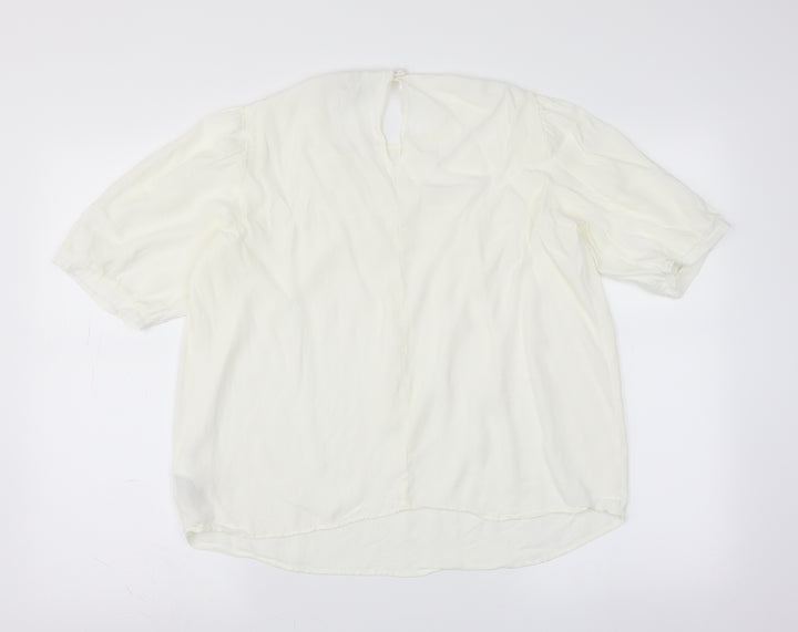 NEXT Womens Ivory   Basic Blouse Size 16