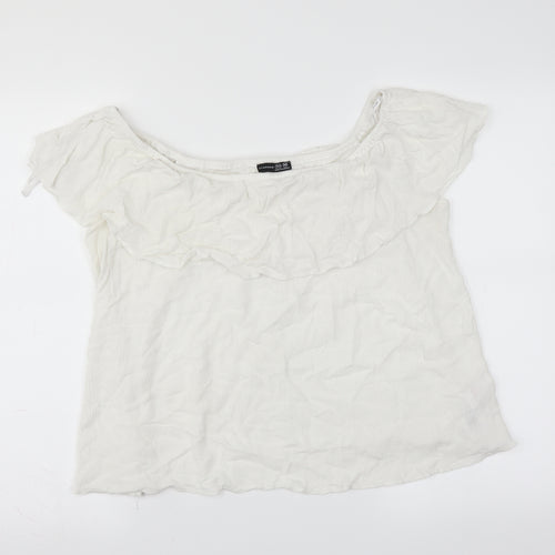 Primark Womens White   Basic Blouse Size 14