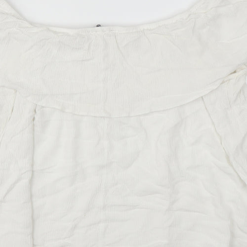 Primark Womens White   Basic Blouse Size 14