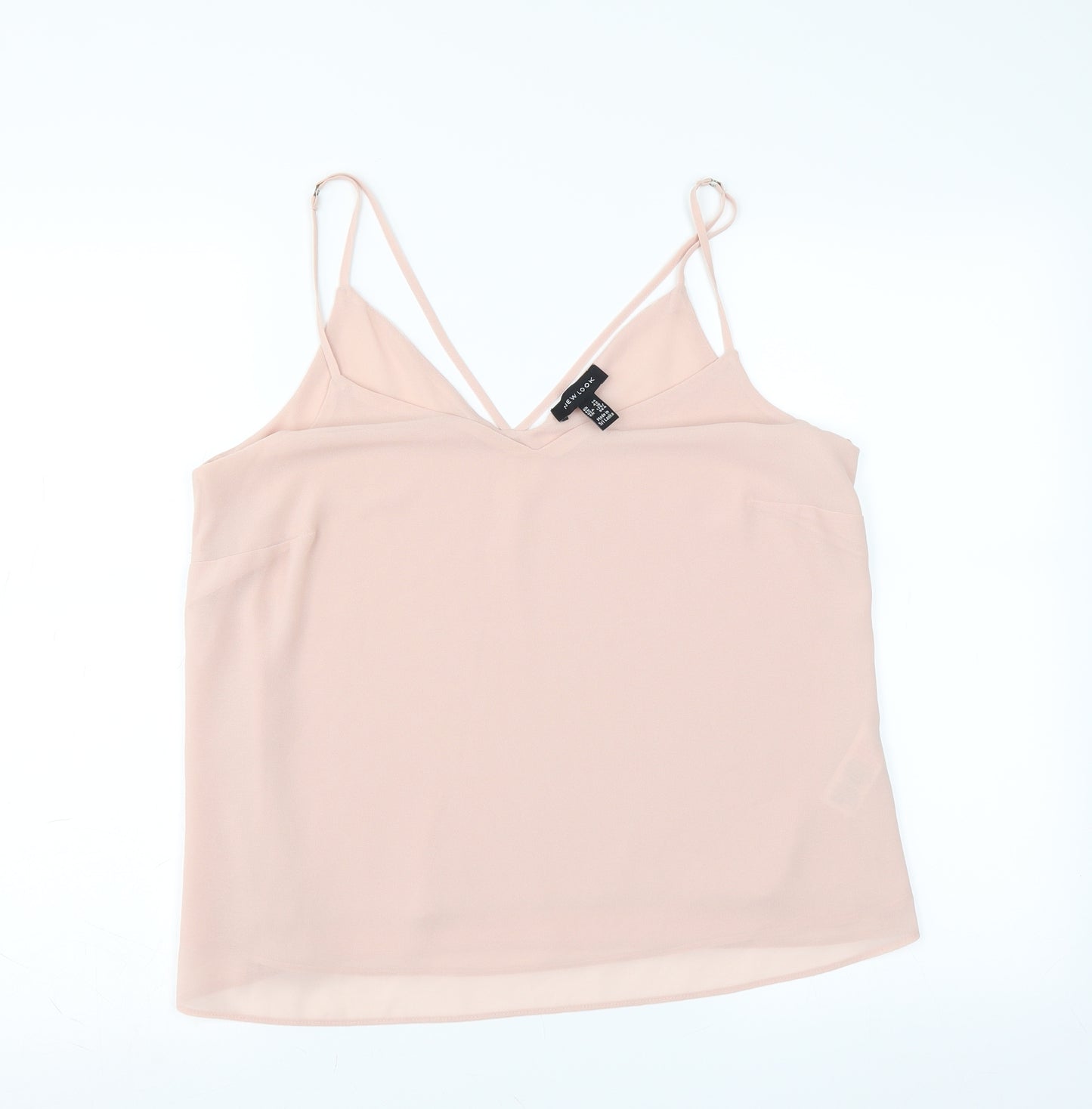 New Look Womens Pink   Camisole Blouse Size 14