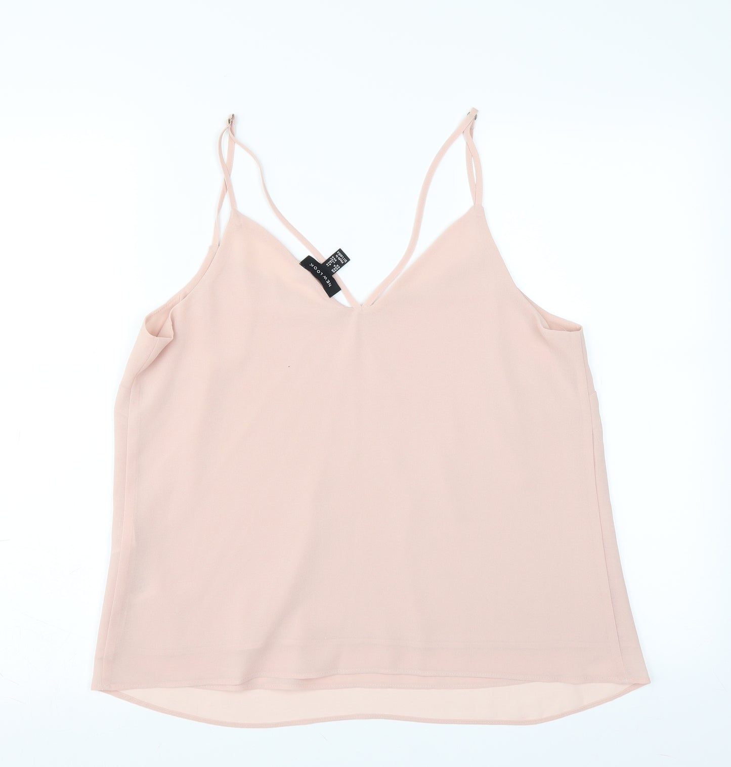 New Look Womens Pink   Camisole Blouse Size 14