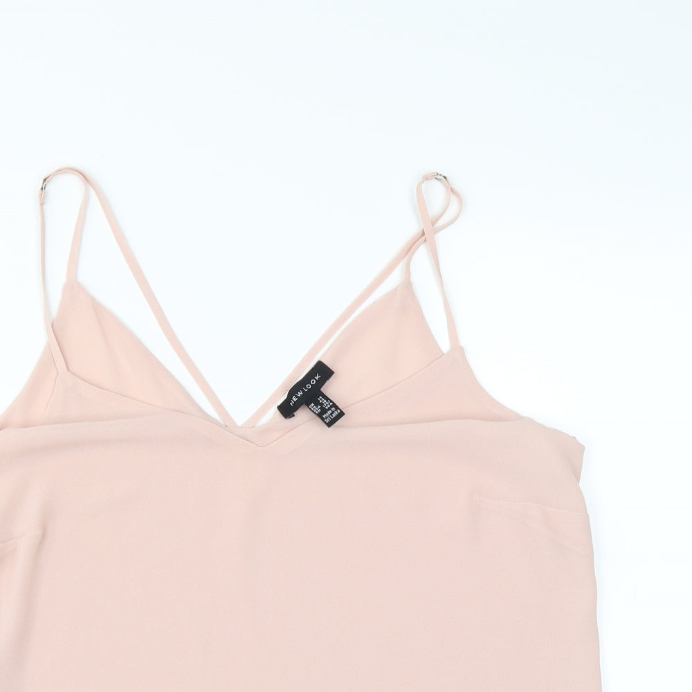 New Look Womens Pink   Camisole Blouse Size 14