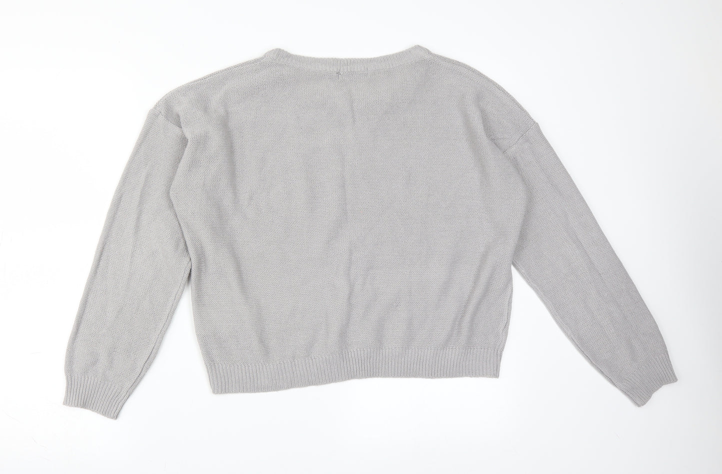 Brave Soul Womens Grey   Pullover Jumper Size M