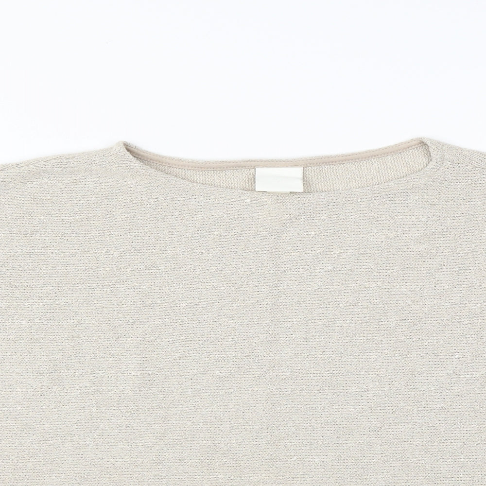 H&M Womens Beige   Pullover Jumper Size S