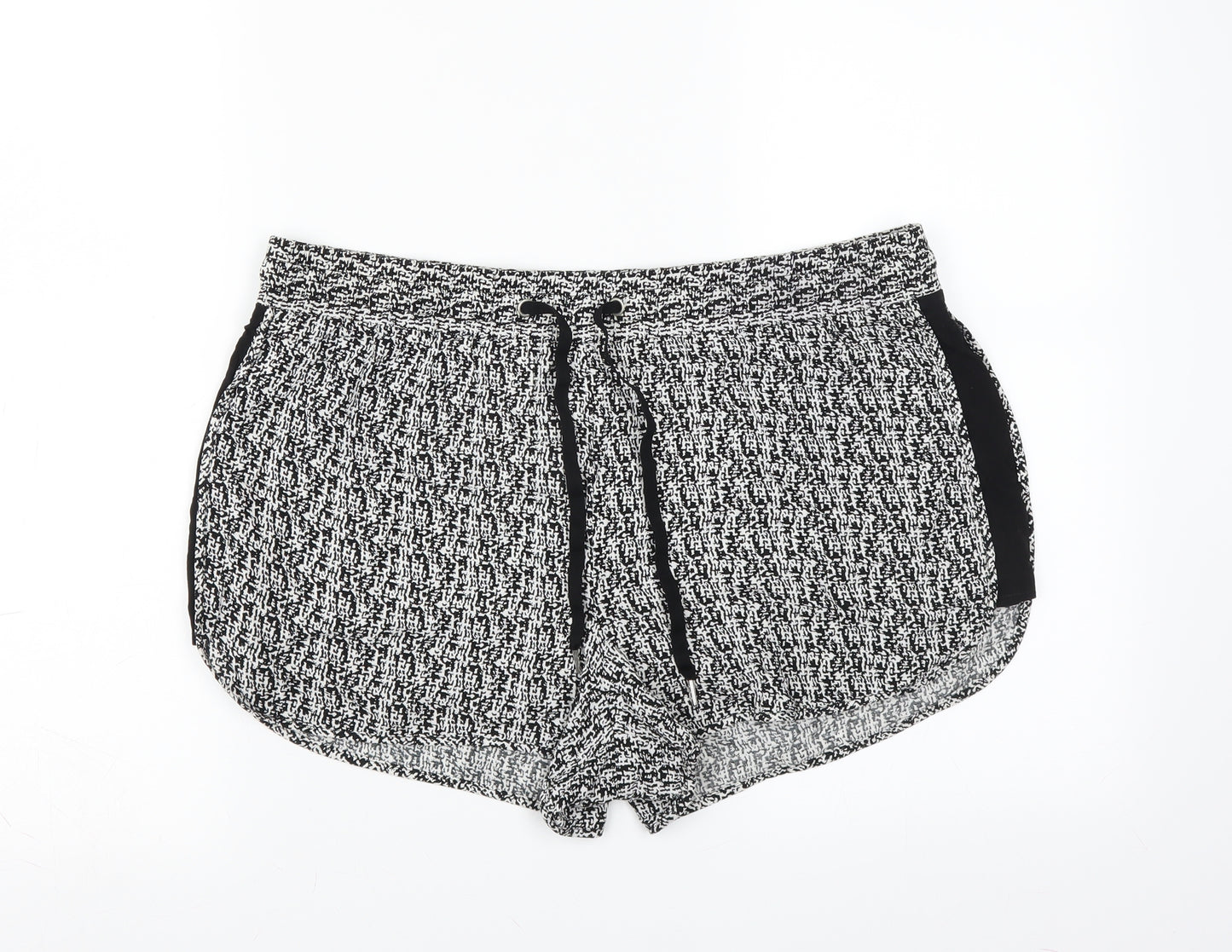 Papaya Womens Black   Hot Pants Shorts Size 14