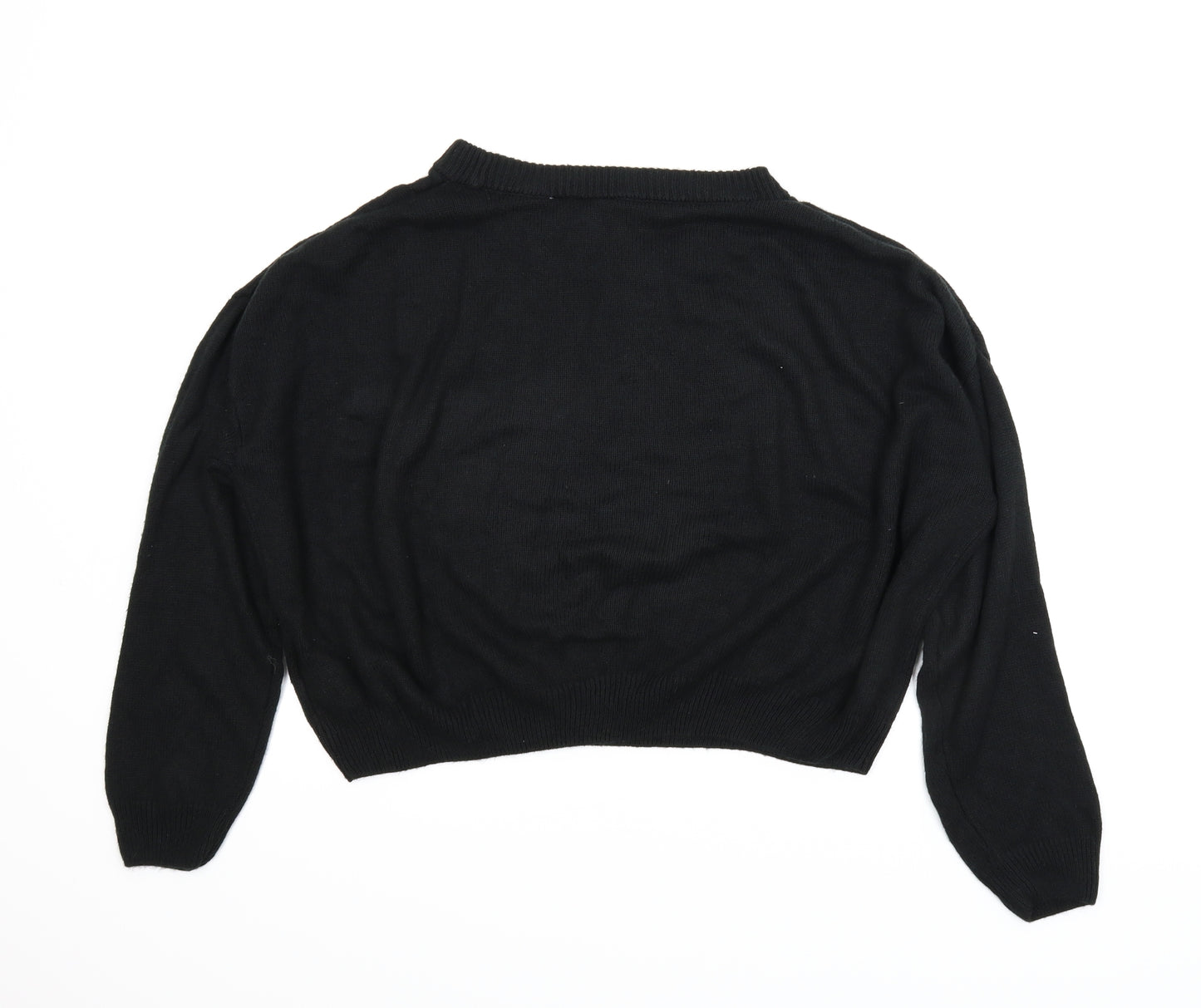 Divided Womens Black   Pullover Jumper Size M  - Elmo