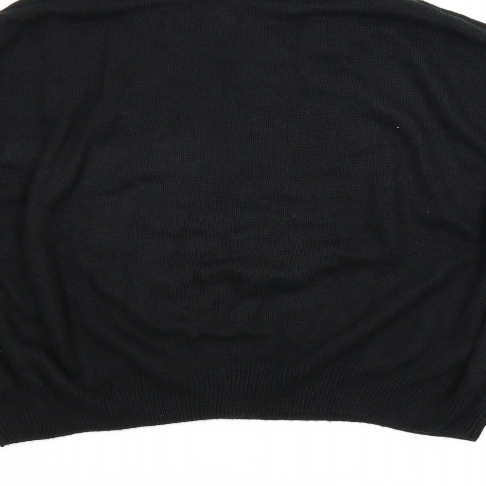 Divided Womens Black   Pullover Jumper Size M  - Elmo