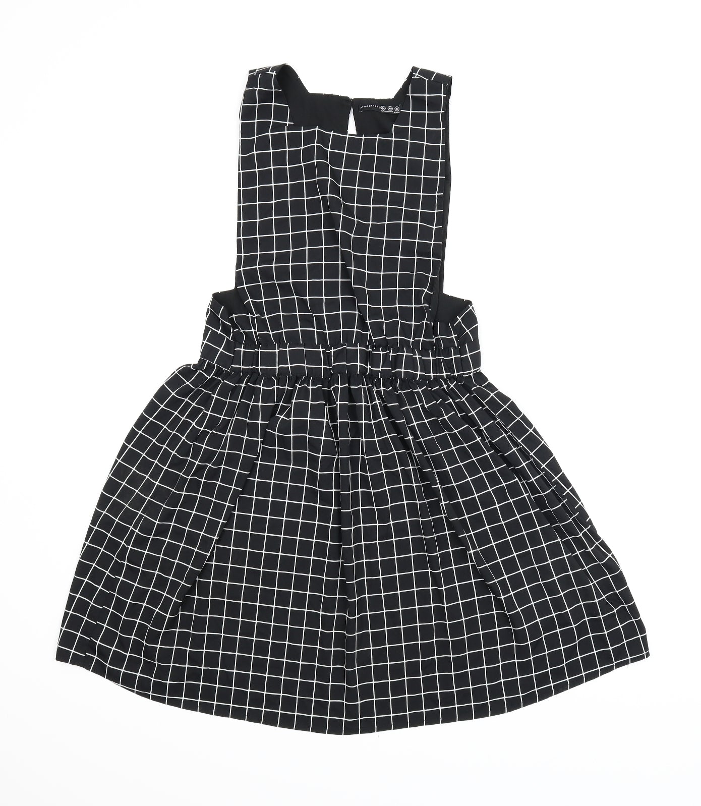 Primark Womens Black Check  A-Line  Size 14