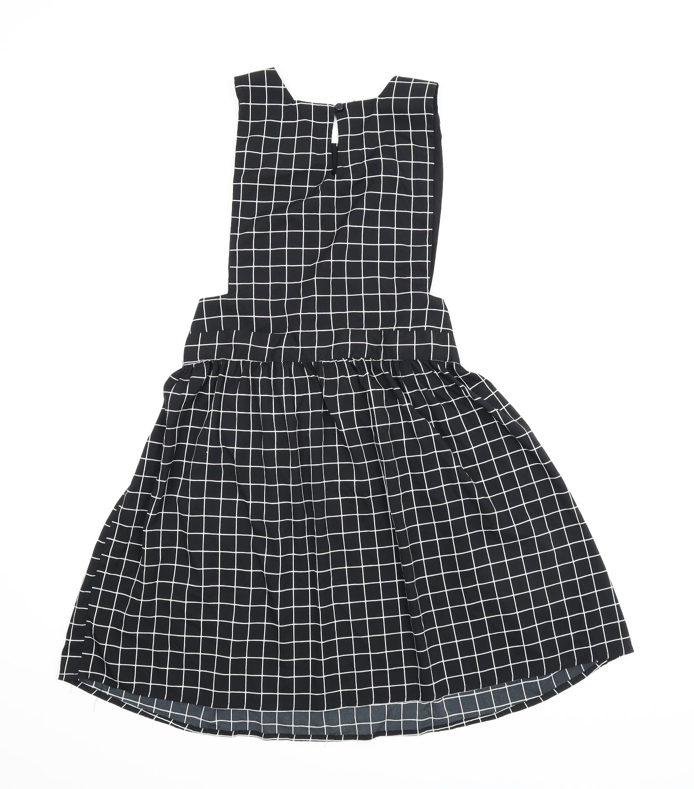 Primark Womens Black Check  A-Line  Size 14