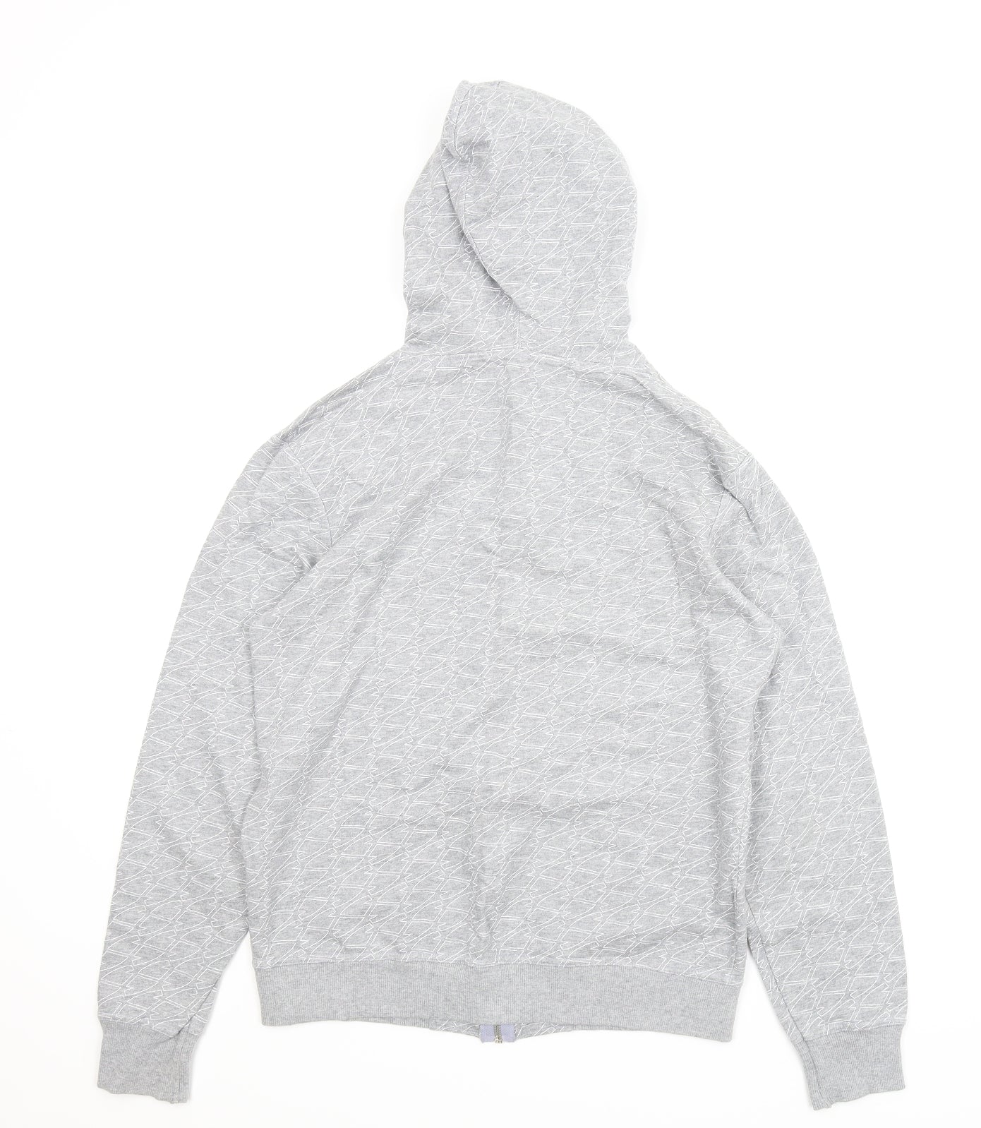 Saving Grace Mens Grey   Full Zip Hoodie Size M