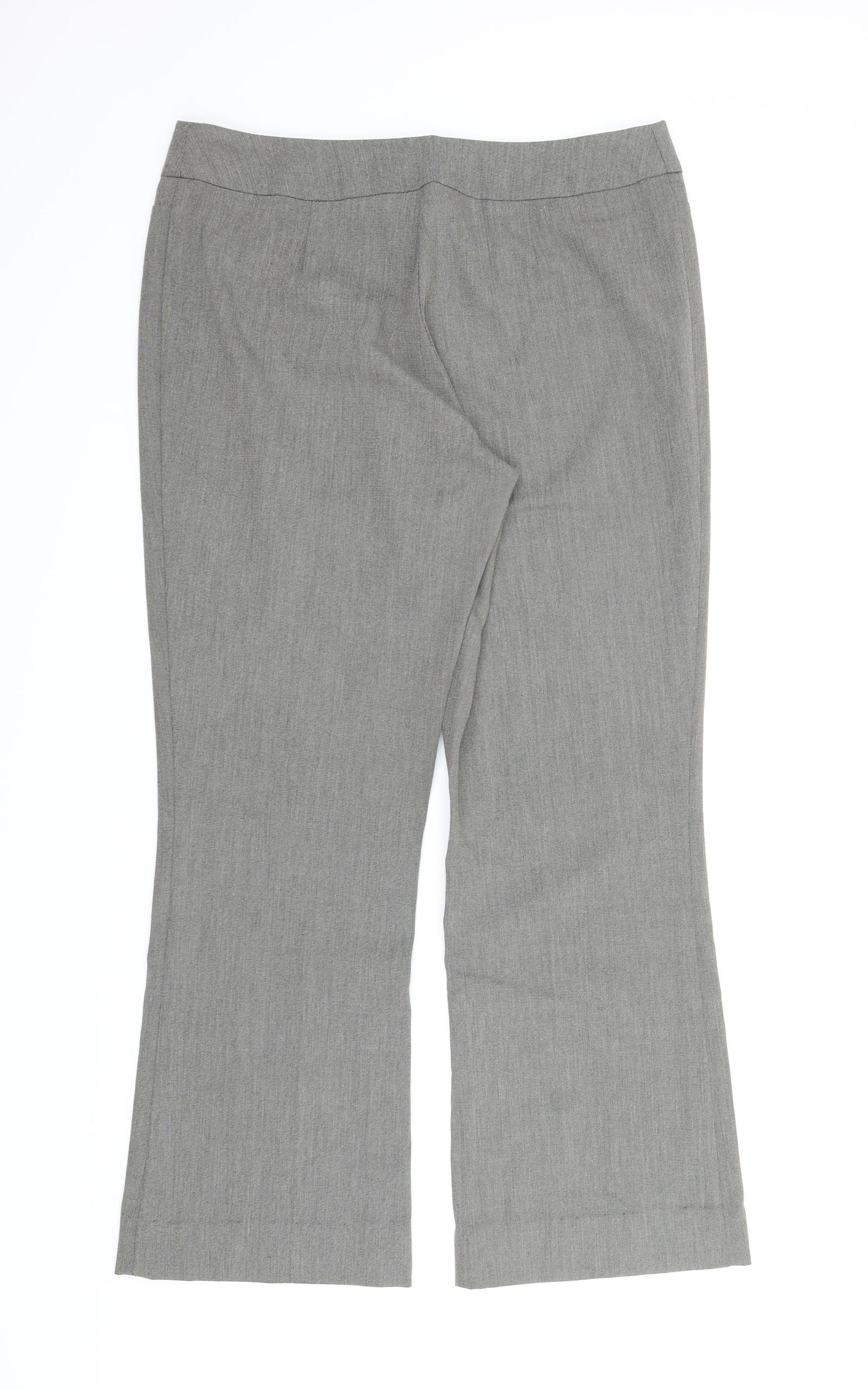 M&S Womens Grey   Trousers  Size 14 L26 in