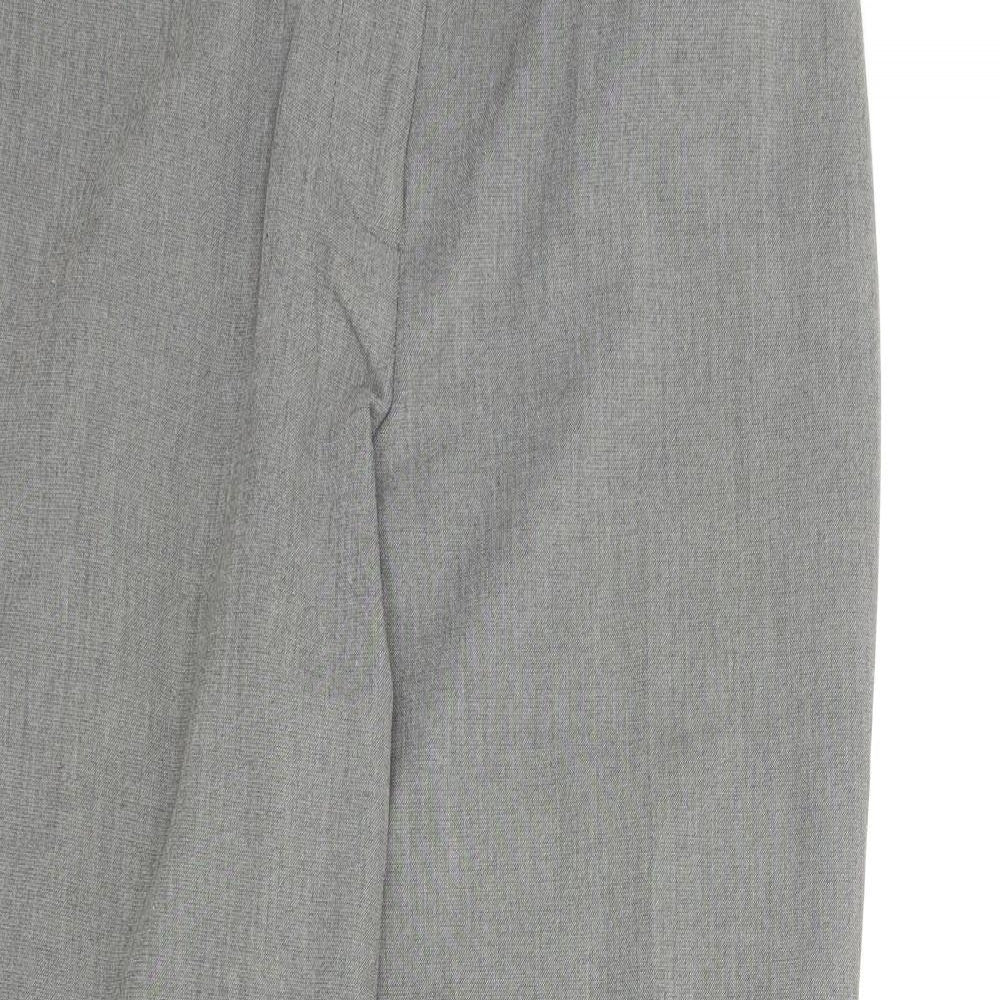 M&S Womens Grey   Trousers  Size 14 L26 in