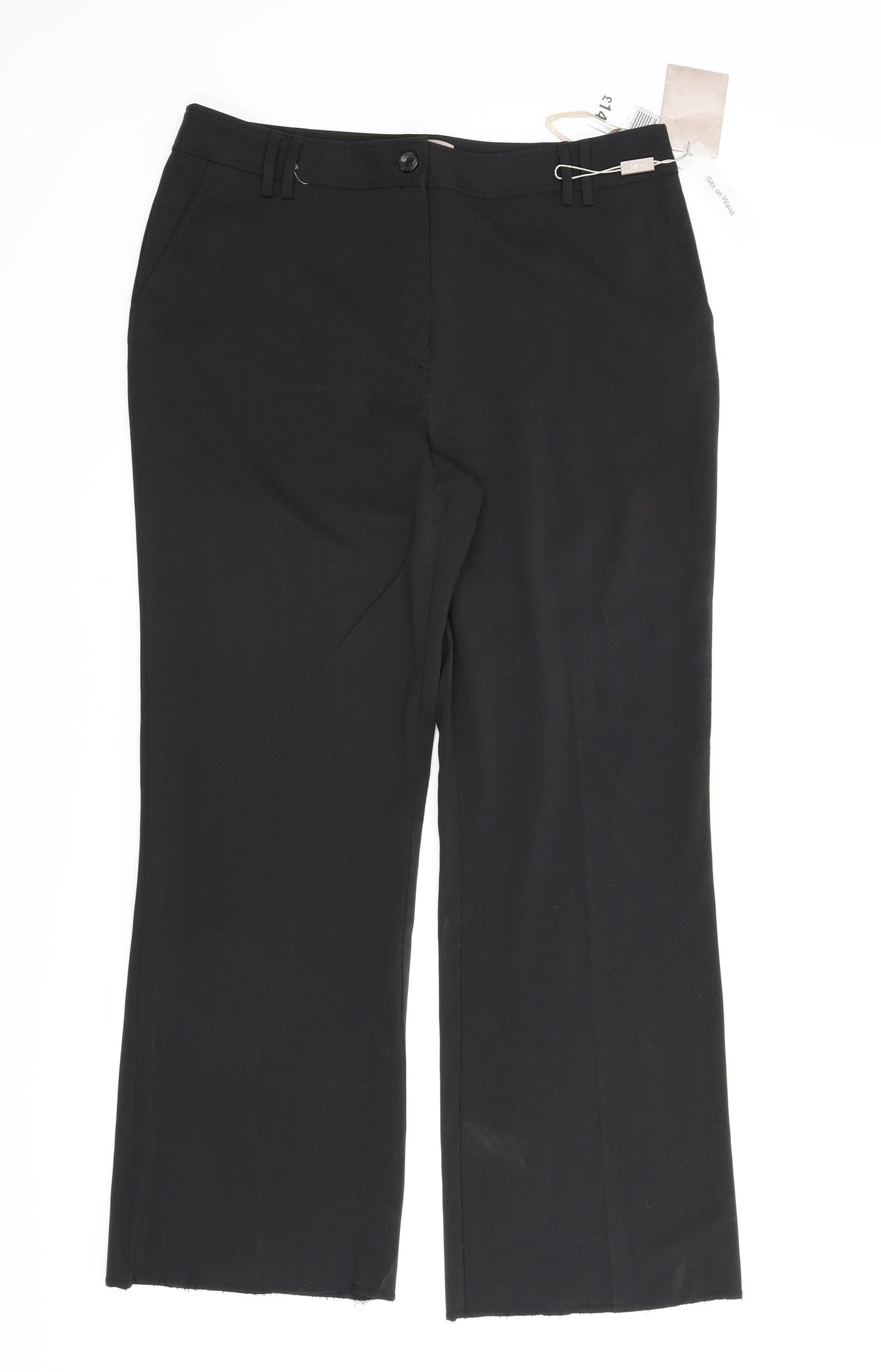 Soon Womens Black   Trousers  Size 14 L26 in