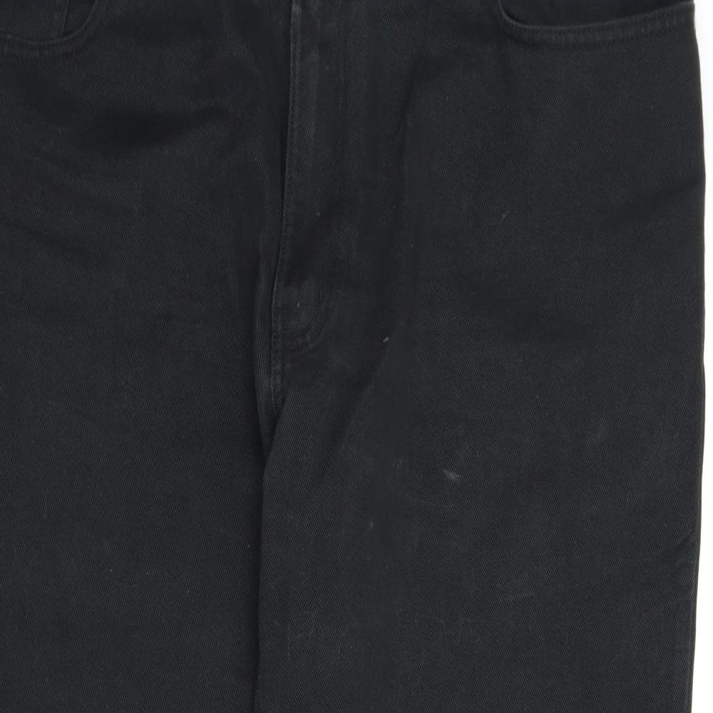 TU Mens Black  Denim Straight Jeans Size 40 in L30 in