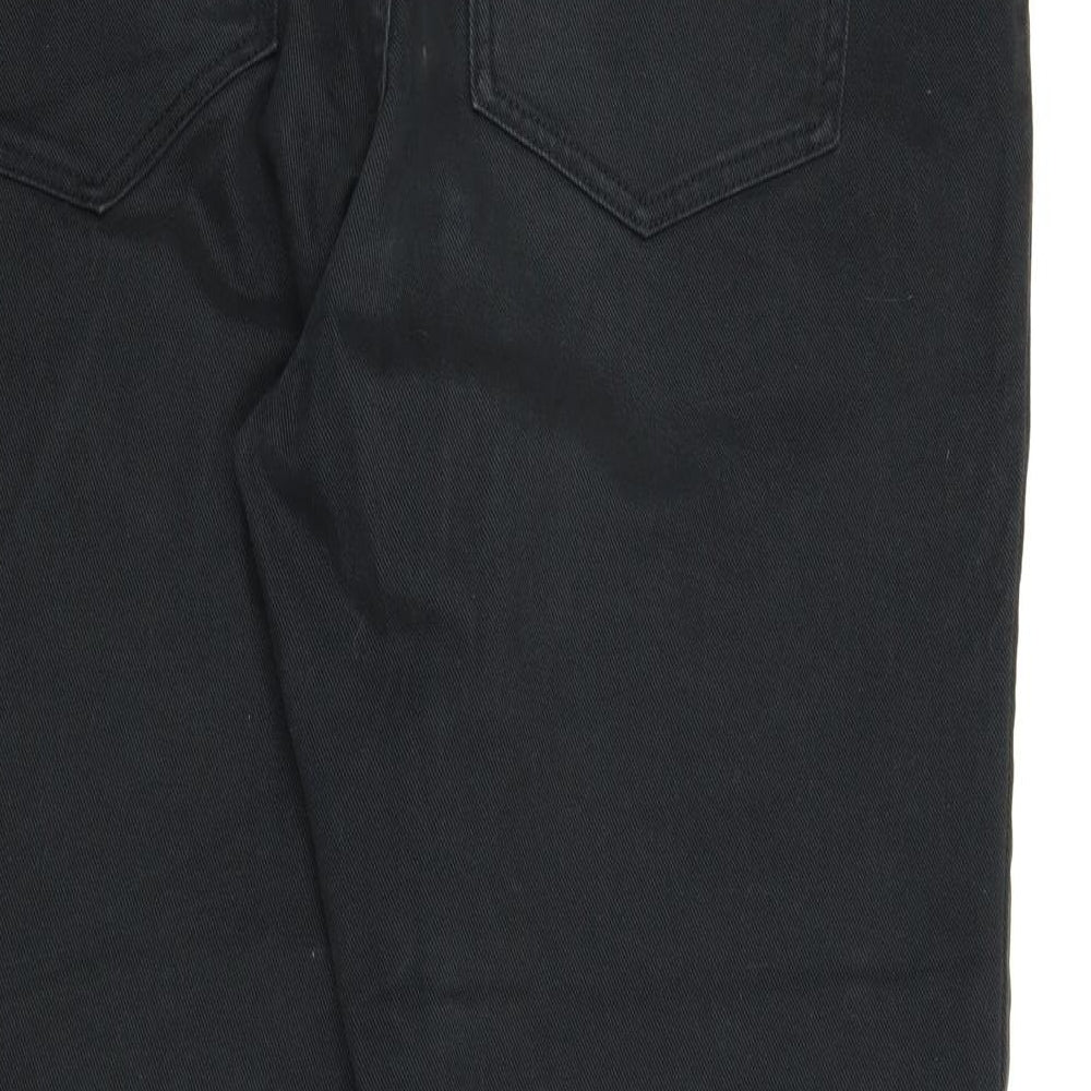 TU Mens Black  Denim Straight Jeans Size 40 in L30 in