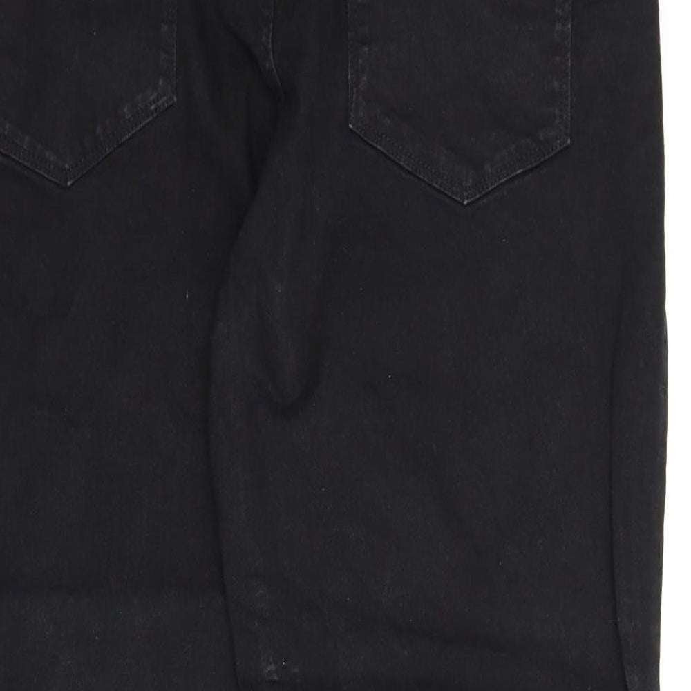 TU Mens Black  Denim Straight Jeans Size 40 in L30 in