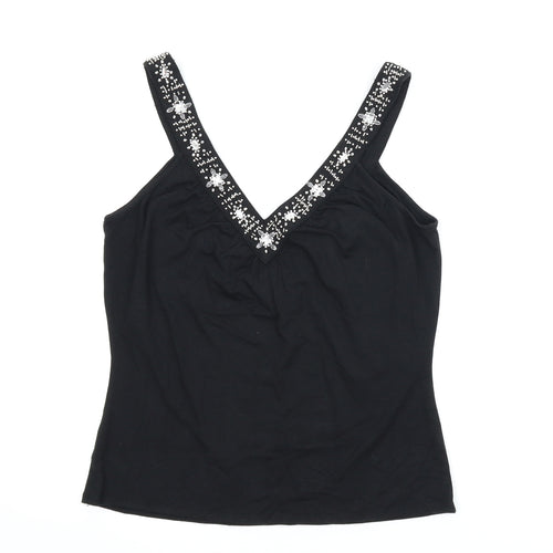 Star Womens Black   Basic Blouse Size 14