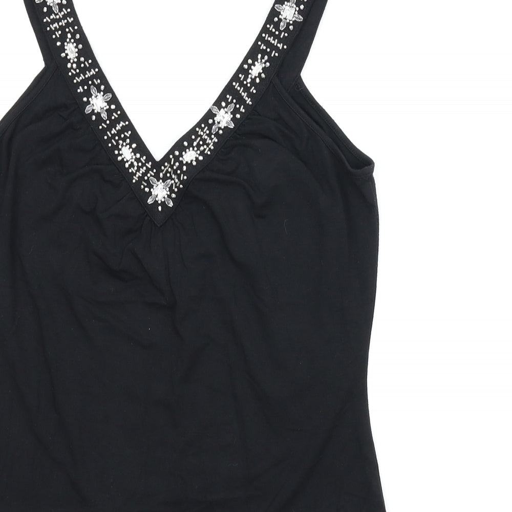 Star Womens Black   Basic Blouse Size 14