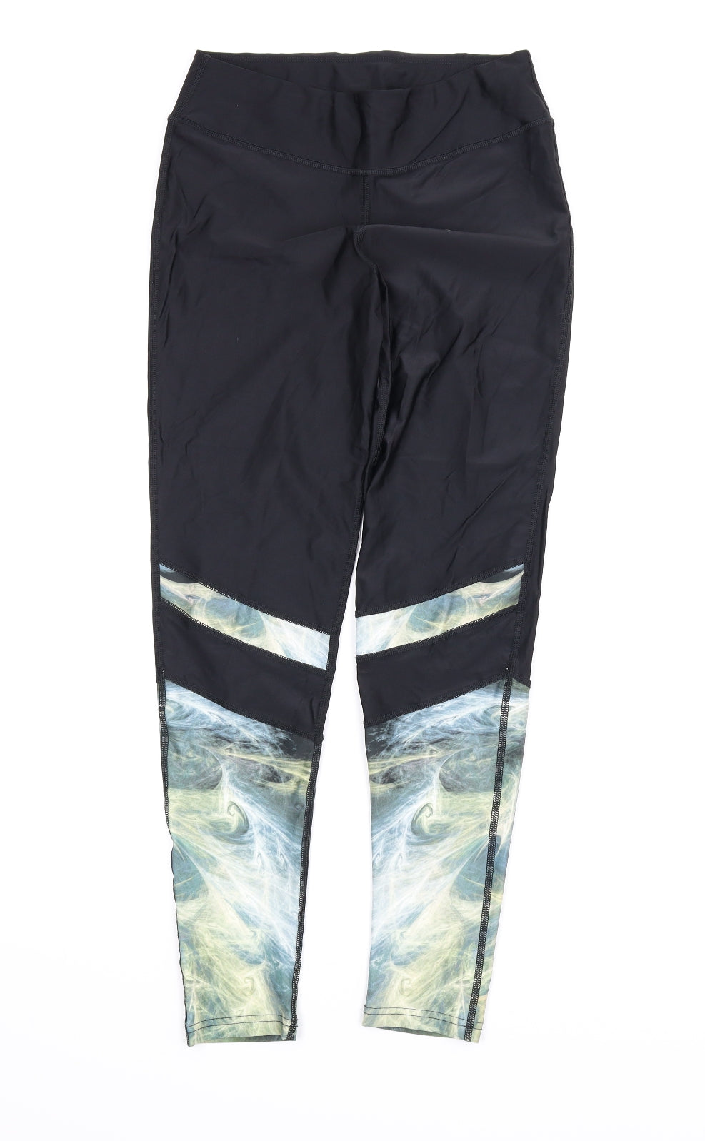 Blossom Yoga Wear Womens Black   Compression Shorts Size L