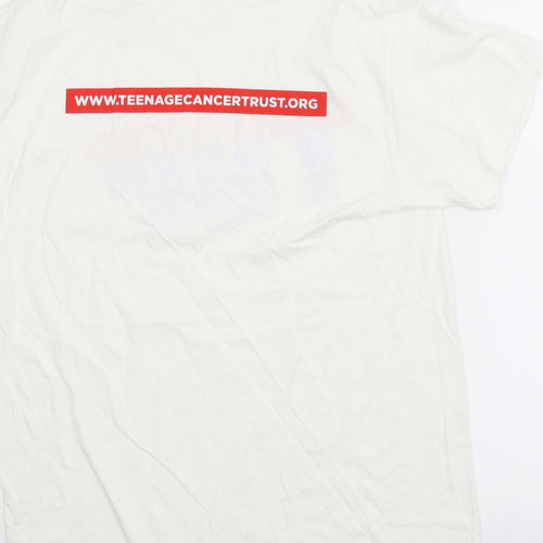 Gildan Mens White    T-Shirt Size M
