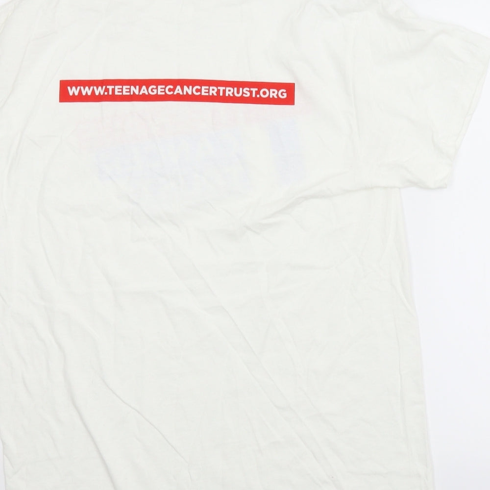 Gildan Mens White    T-Shirt Size M
