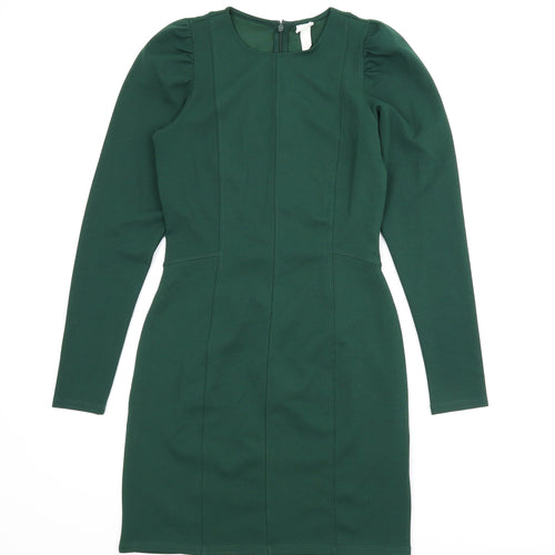 H&M Womens Green   Sheath  Size S