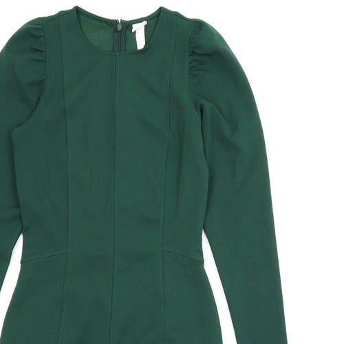 H&M Womens Green   Sheath  Size S