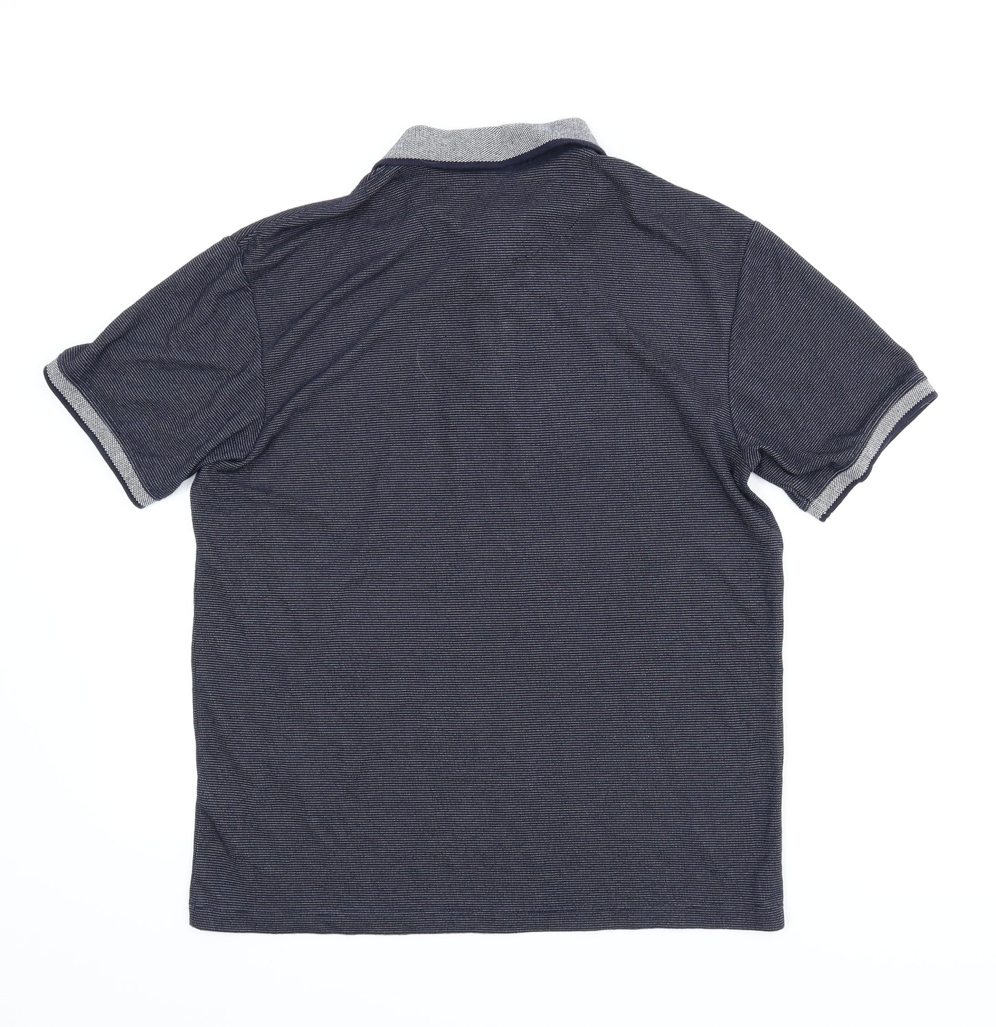 M&S Mens Blue    Polo Size S