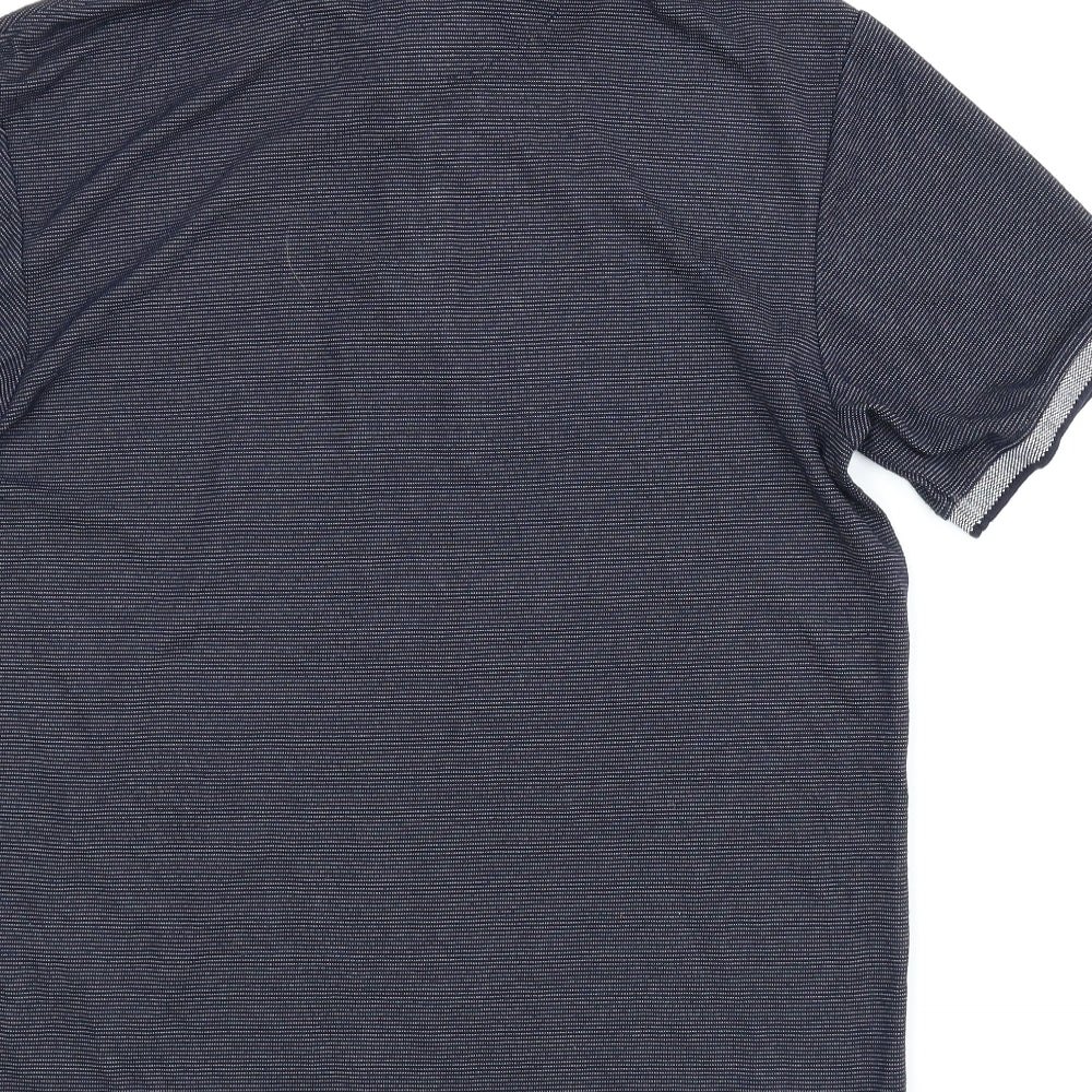 M&S Mens Blue    Polo Size S