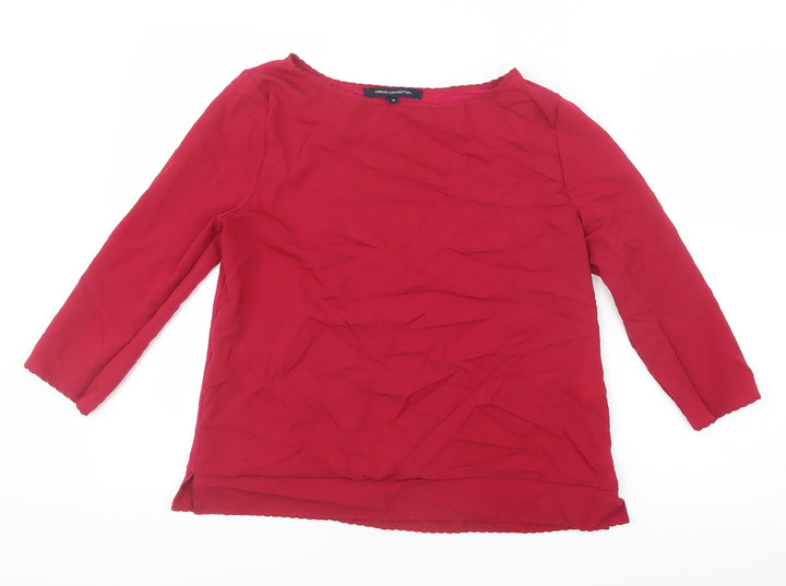 French Connection Womens Pink Basic Blouse Size M