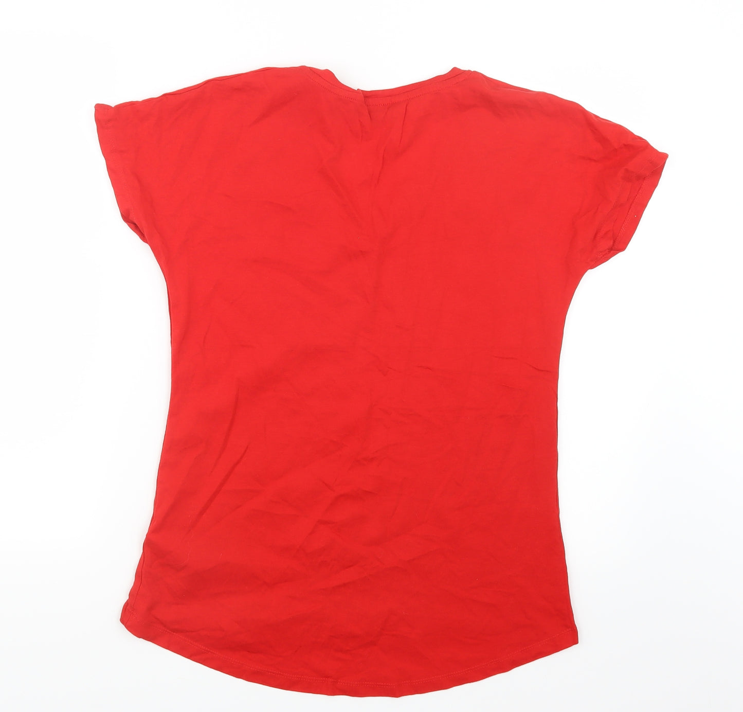 F&F Womens Red   Basic T-Shirt Size 12
