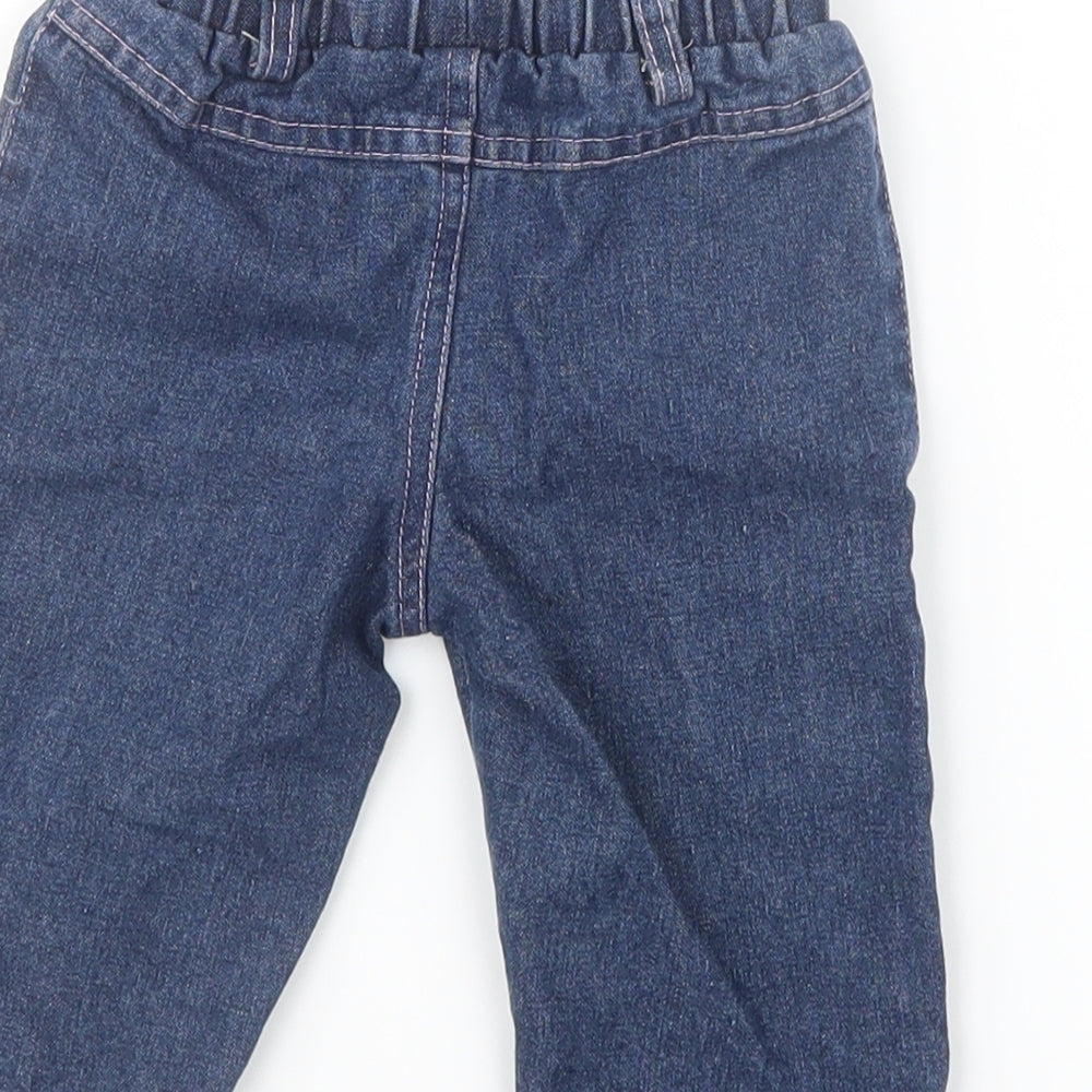 Rockabye Baby Girls Blue  Denim Capri Jeans Size 6-9 Months
