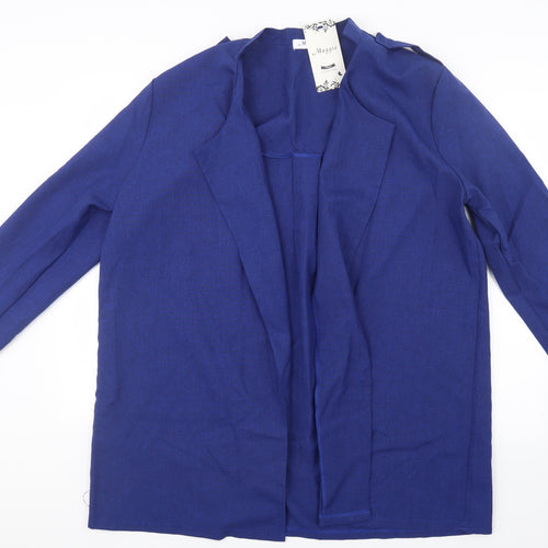 Maggie Womens Blue   Jacket  Size 3XL