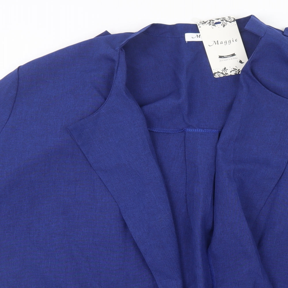 Maggie Womens Blue   Jacket  Size 3XL