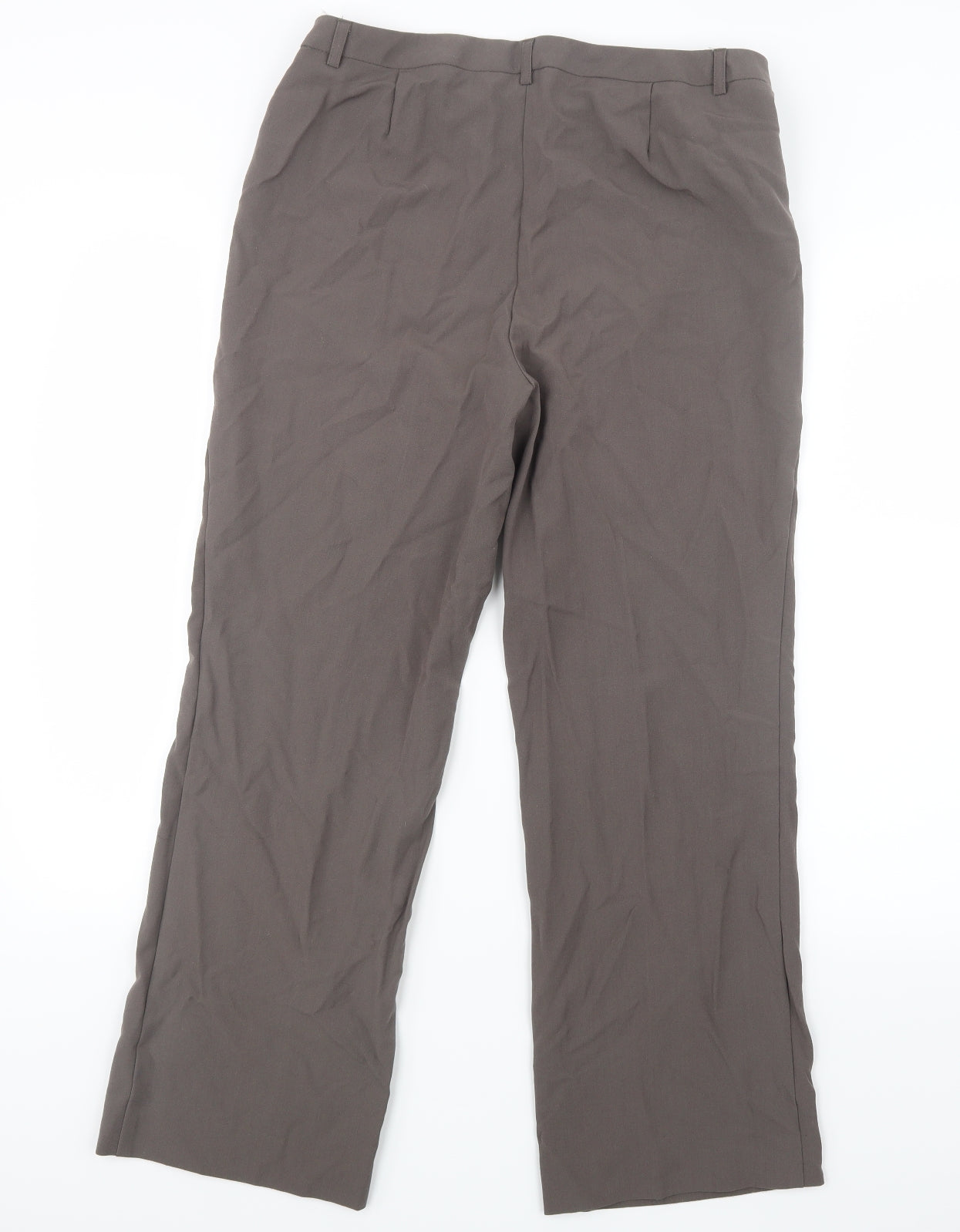 Marks and Spencer Womens Brown   Trousers  Size 12 L27 in