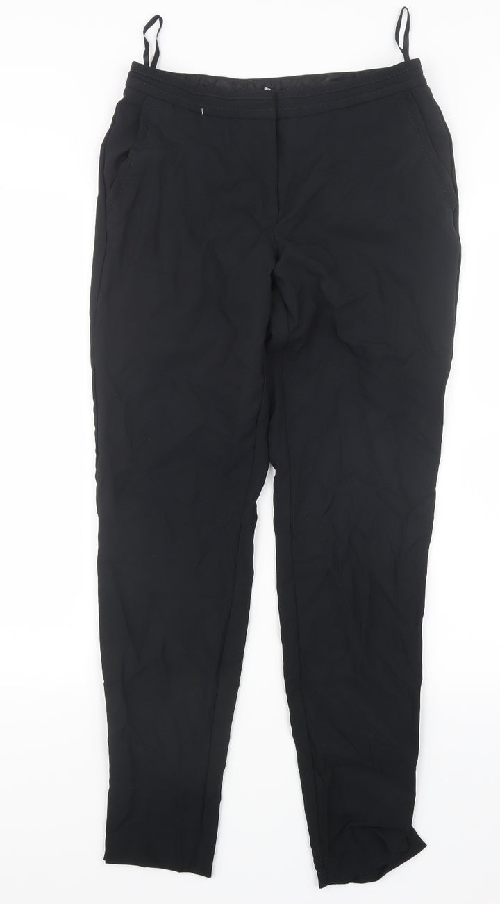 New Look Womens Black Trousers Size 8 L28 in