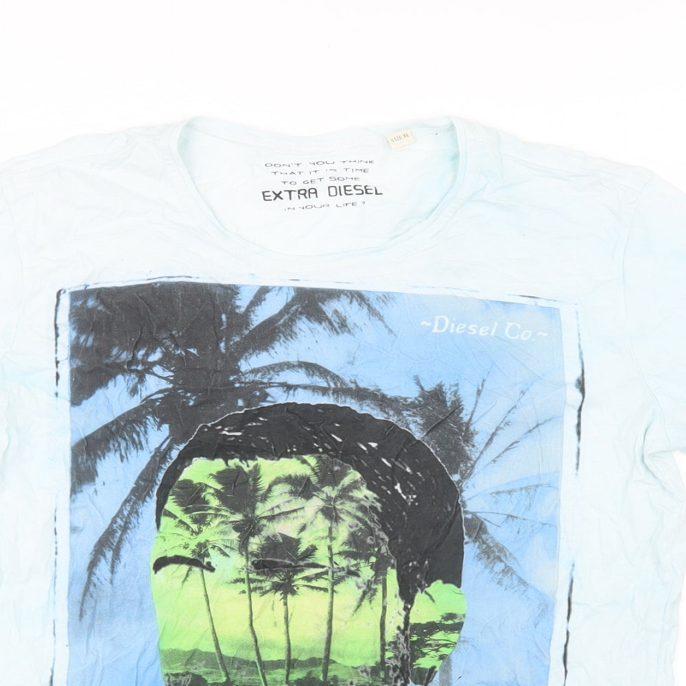 Diesel Co. Mens Blue    T-Shirt Size XL