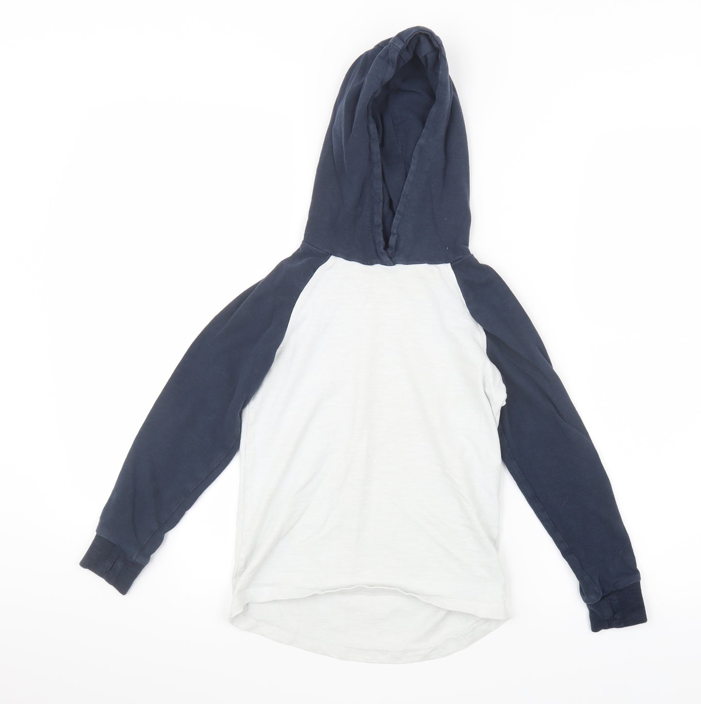 NEXT Boys White   Pullover Hoodie Size 7 Years