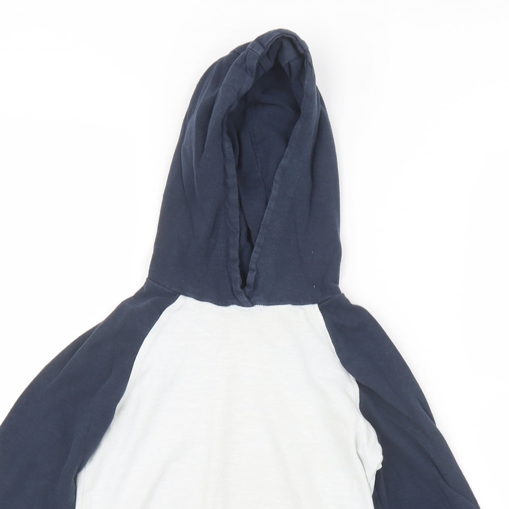 NEXT Boys White   Pullover Hoodie Size 7 Years